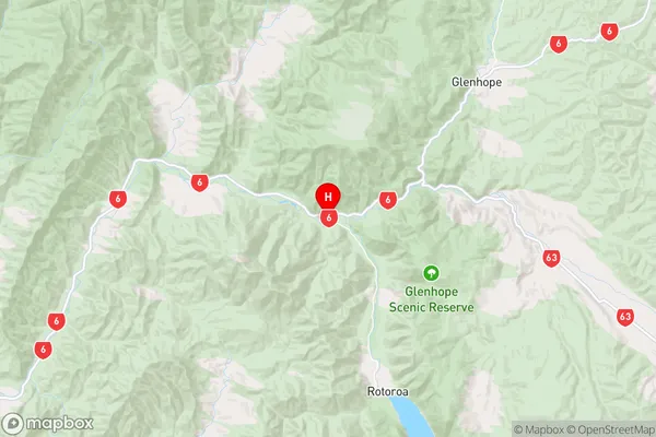 Gowanbridge,Tasman Region Map