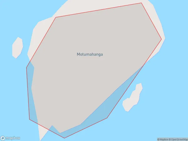 Motumahanga / Saddleback, Otago Polygon Area Map