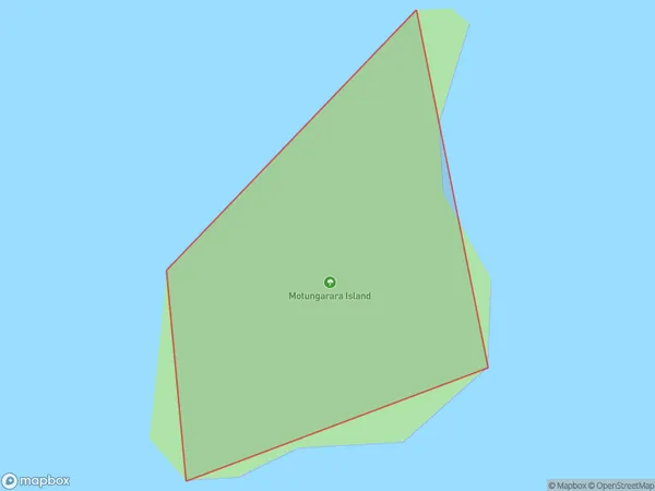 Motungarara Island, Marlborough Polygon Area Map