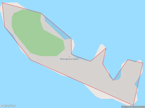 Motungarara Island, Marlborough Polygon Area Map