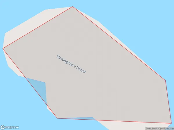 Motungarara Island, Marlborough Polygon Area Map