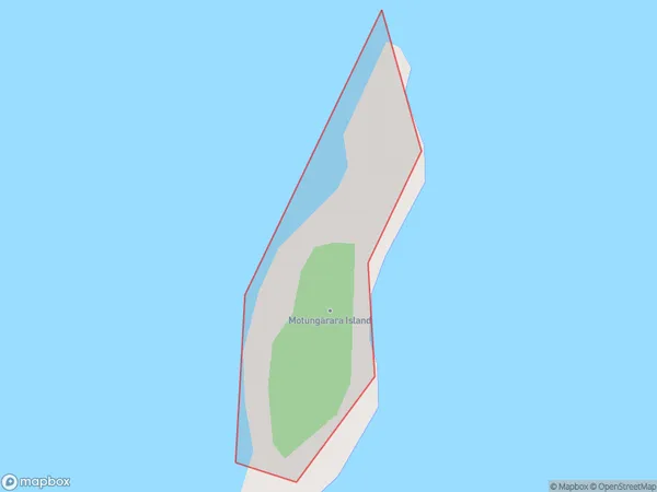 Motungarara Island / Fishermans Island, Otago Polygon Area Map