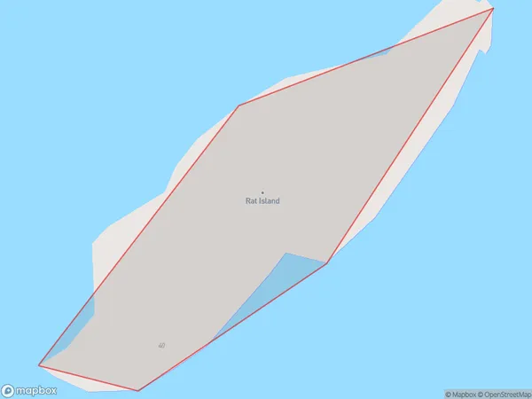 Motuopuhi Island / Rat Island, Bay of Plenty Polygon Area Map