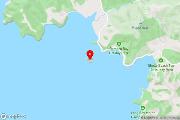 Motupohukuo Island (Turkey Island),Waikato Area Map
