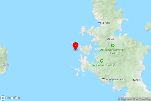 Moturako Island,Auckland Region Map