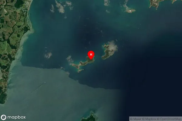 Moturekareka Island,Auckland Satellite Map