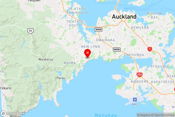 Green Bay,Auckland Region Map