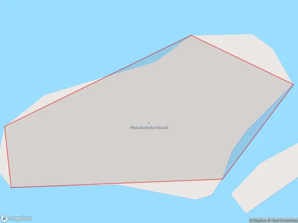 Motutaniwha Island, Northland Polygon Area Map