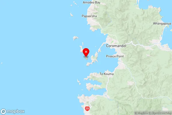 Motutapere Island,Waikato Region Map