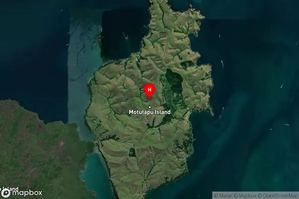 Motutapu Island,Auckland Satellite Map