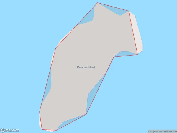 Motutara Island / Henry Island, Otago Polygon Area Map