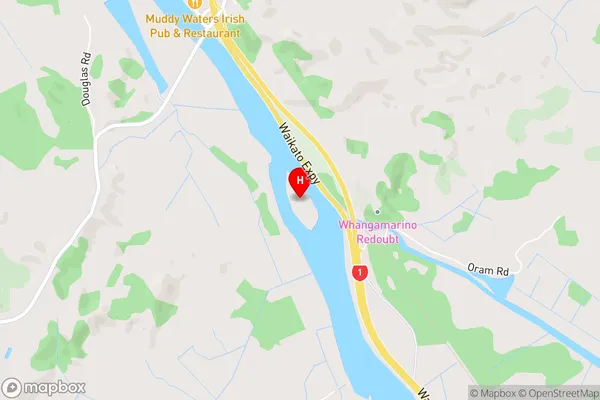 Motutawa Island,Waikato Area Map