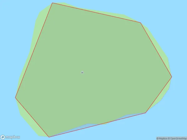 Motutawa Island, Waikato Polygon Area Map