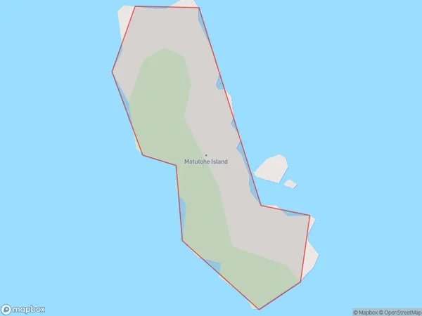 Motutohe Island, Northland Polygon Area Map