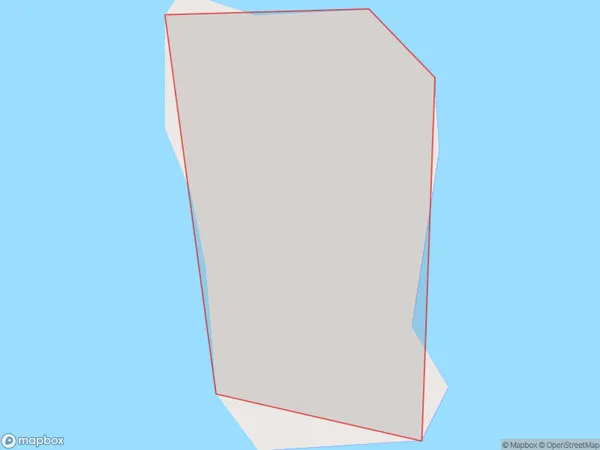 Motuwinukenuke Island / Square Island, Otago Polygon Area Map