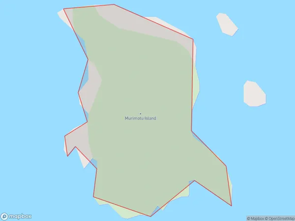 ZipCode 8052 Map for Murimotu Island