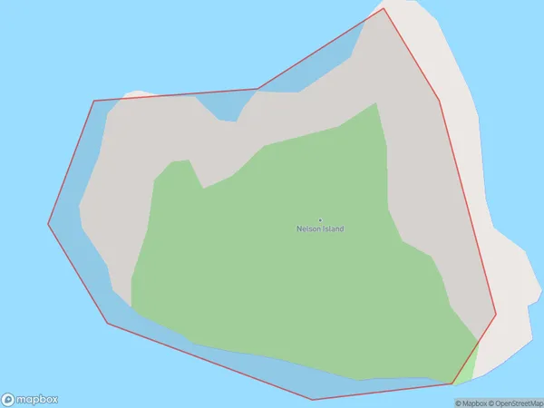 Nelson Island / Peter Island, Otago Polygon Area Map
