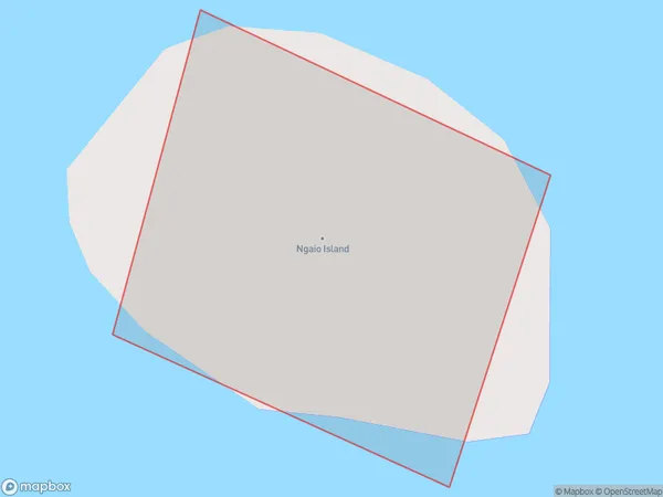 Ngaio Island, Tasman Polygon Area Map