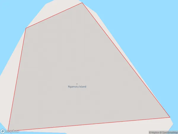 Ngamotu Island, Northland Polygon Area Map