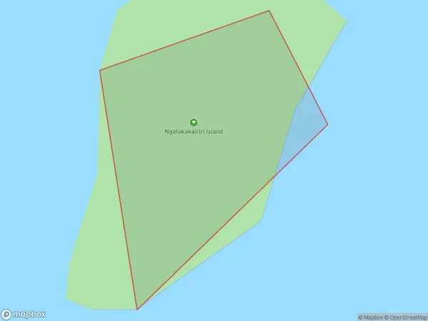 ZipCode 3843 Map for Ngatokakairiri Island