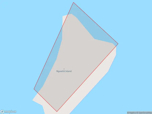 Ngawhiti Island, Tasman Polygon Area Map