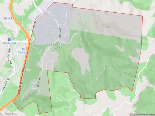 Grenada North, Wellington Polygon Area Map