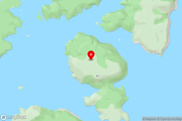 Noble Island,Southland Area Map
