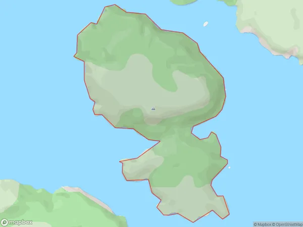 Noble Island, Southland Polygon Area Map