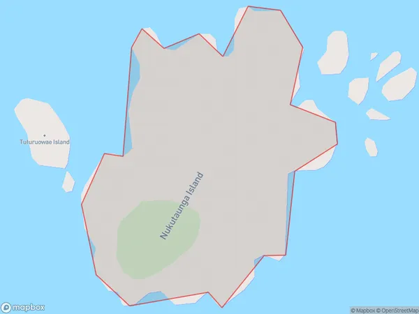 Nukutaunga Island, Northland Polygon Area Map