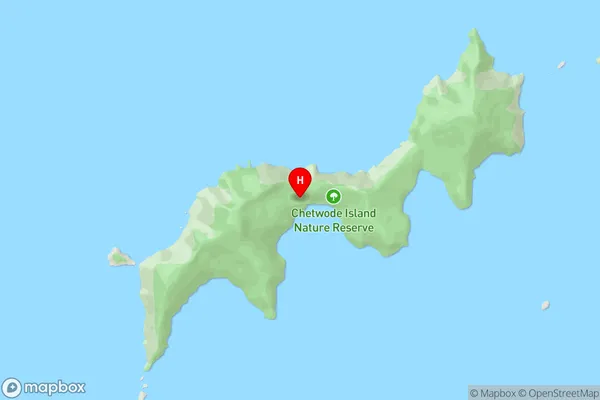 Nukuwaiata Island,Marlborough Area Map