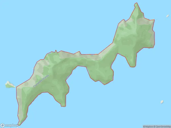 Nukuwaiata Island, Marlborough Polygon Area Map