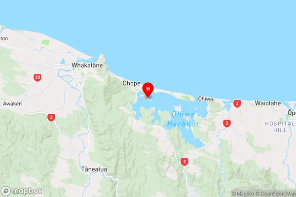 Ohakana Island,Bay of Plenty Region Map