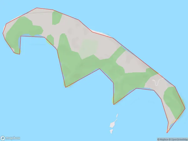 Ohakana Island, Bay of Plenty Polygon Area Map