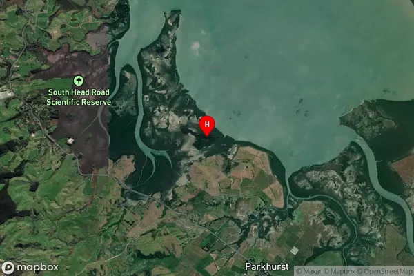 Opahekeheke Island,Auckland Satellite Map