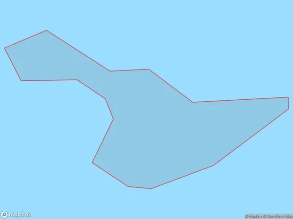 Opahekeheke Island, Auckland Polygon Area Map