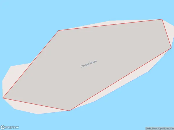 Otarawa Island, Northland Polygon Area Map