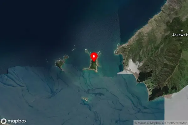 Otuhaereroa Island,Marlborough Satellite Map