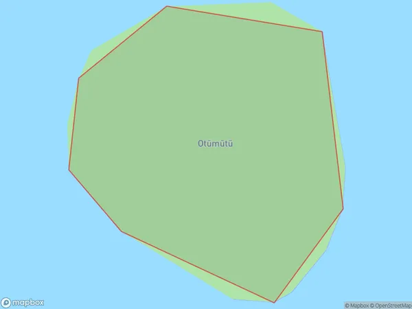 Otumutu, Bay of Plenty Polygon Area Map