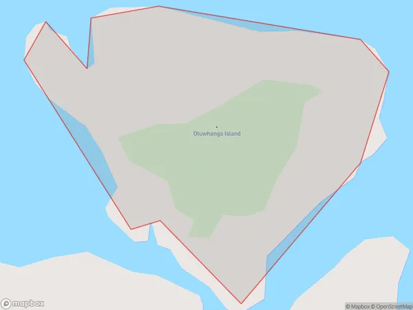 Otuwhanga Island, Northland Polygon Area Map