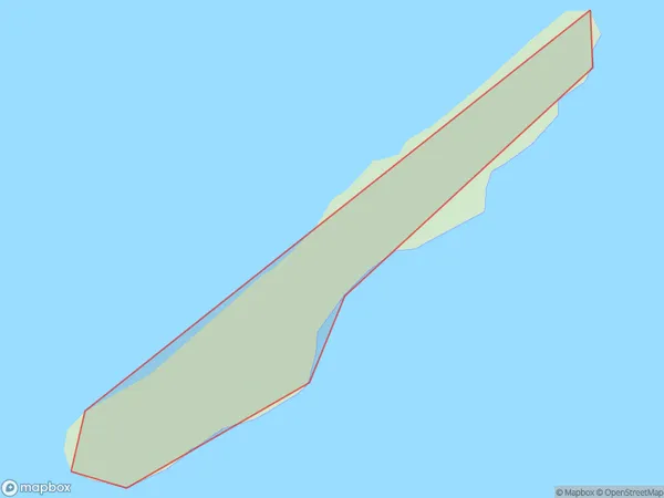 Ouokaha Island, Marlborough Polygon Area Map