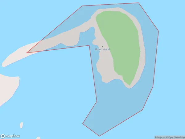Outer Island, Tasman Polygon Area Map