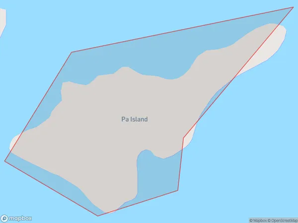 Pa Island, Northland Polygon Area Map