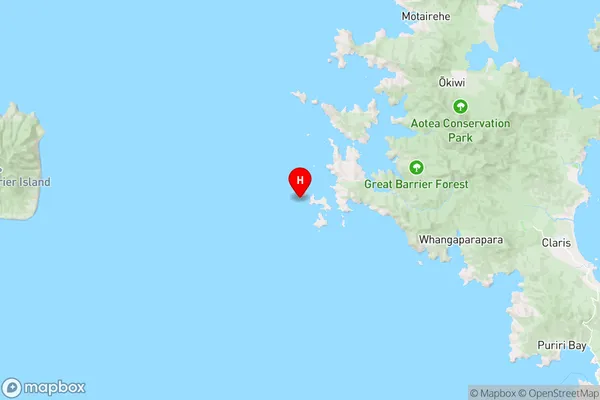 Papakuri Island,Auckland Region Map