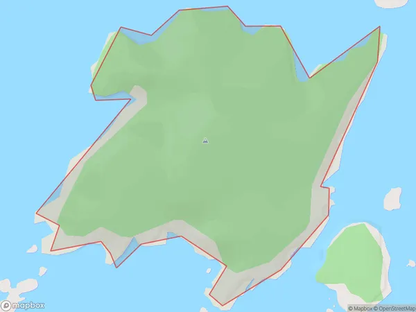 Parrot Island, Southland Polygon Area Map