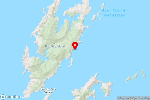 Penguin Island,Marlborough Region Map