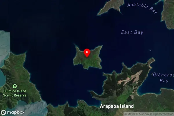 Matapara / Pickersgill Island,Marlborough Satellite Map