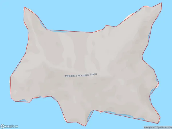 Matapara / Pickersgill Island, Marlborough Polygon Area Map