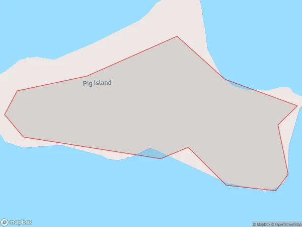 Pig Island, Nelson Polygon Area Map
