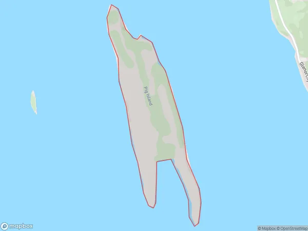 Pig Island/Matau, Otago Polygon Area Map