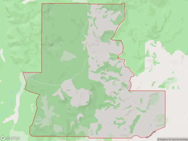 Grove Burn, Southland Polygon Area Map